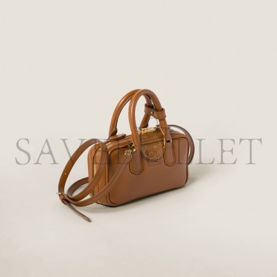 MIU MIU ARCADIE LEATHER MINI-BAG 5BP088 (19*10*5cm)